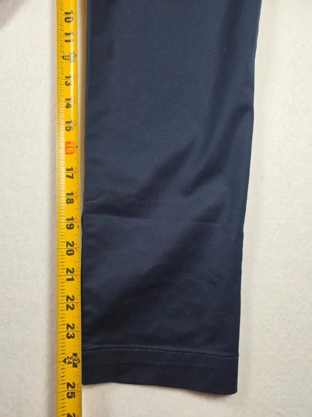 Banana Republic Chino Pants Womens 28x28 Navy Slim Fit Flat Front Slash Pocket